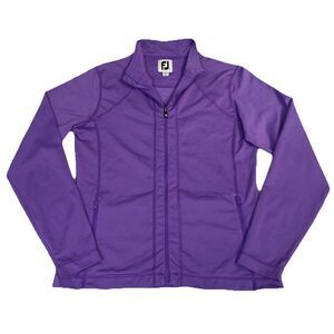 FOOTJOY Women's Full-Zip Mid-Layer Golf Jacket  Sz Small Purple GolfLeisure
